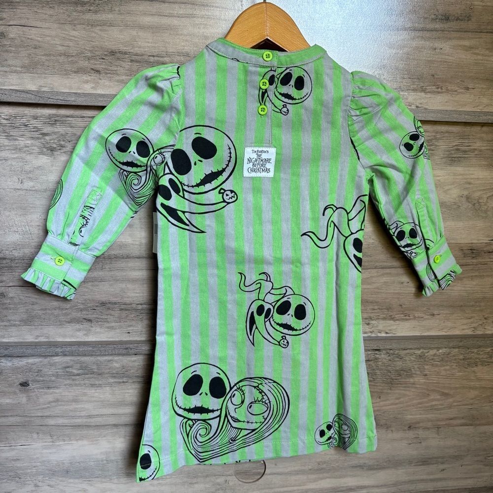 Disney Girls 2T Nightmare Before Christmas Jack Skellington Dress Halloween
